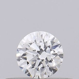 0.23 Carat Round E VVS1 EX GIA Natural Diamond