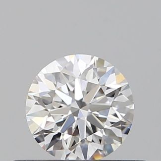 0.41 Carat Round F VS1 EX GIA Natural Diamond