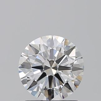 1.5 Carat Round E VVS2 EX GIA Natural Diamond