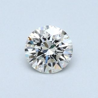 0.4 Carat Round I VS2 VG EX GIA Natural Diamond