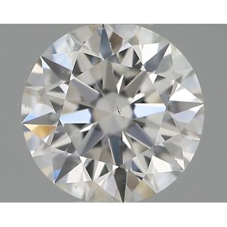 0.32 Carat Round F SI1 EX GIA Natural Diamond