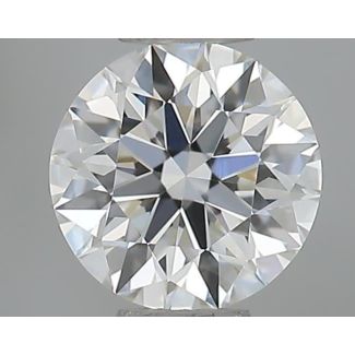 0.50 Carat Round G VVS2 EX GIA Natural Diamond