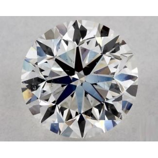 0.9 Carat Round F SI2 VG EX GIA Natural Diamond