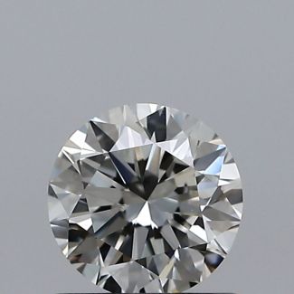 0.70 Carat Round I VVS1 VG EX GIA Natural Diamond