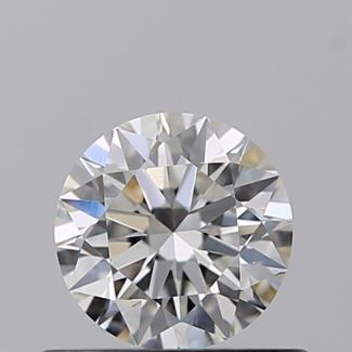 0.46 Carat Round F VS1 EX GIA Natural Diamond