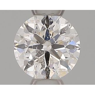 0.30 Carat Round F SI2 EX VG IGI Natural Diamond