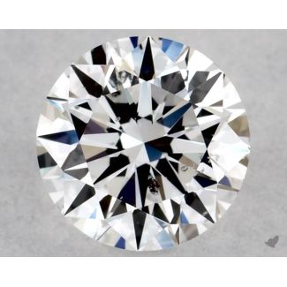 0.54 Carat Round D SI2 EX GIA Natural Diamond