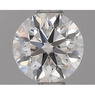 0.6 Carat Round F VS1 EX VG GIA Natural Diamond