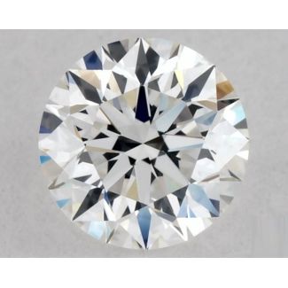 0.3 Carat Round F VVS2 EX GIA Natural Diamond