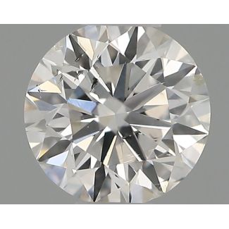 0.3 Carat Round D SI2 EX VG IGI Natural Diamond