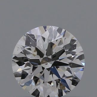 0.45 Carat Round D SI1 EX GIA Natural Diamond