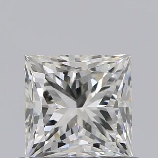 0.50 Carat Princess I VVS2 - EX VG GIA Natural Diamond