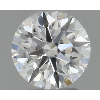 0.24 Carat Round F VVS1 EX GIA Natural Diamond