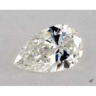 1.00 Carat Pear H SI1 - EX VG GIA Natural Diamond