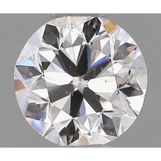 0.90 Carat Round D SI1 VG GIA Natural Diamond