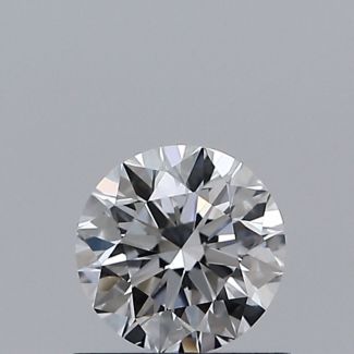 0.56 Carat Round D SI1 EX GIA Natural Diamond