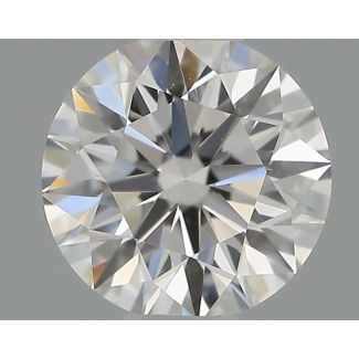 0.35 Carat Round H VS1 EX GIA Natural Diamond