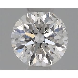 0.30 Carat Round F SI2 VG EX GIA Natural Diamond