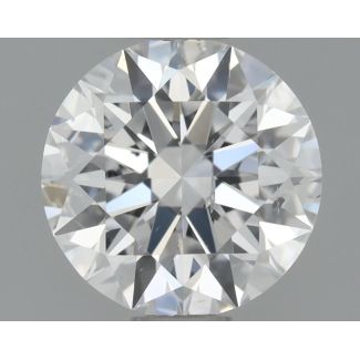 0.71 Carat Round D SI2 EX GIA Natural Diamond