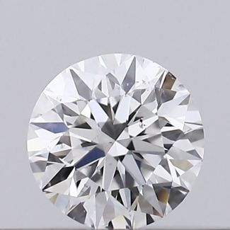 0.18 Carat Round D SI1 EX VG GIA Natural Diamond