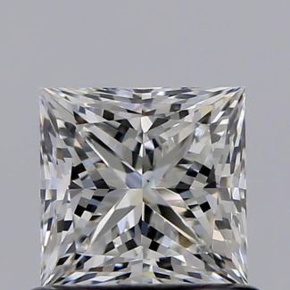 0.70 Carat Princess H VS1 - EX VG GIA Natural Diamond