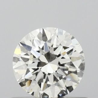 0.56 Carat Round H SI1 EX IGI Natural Diamond