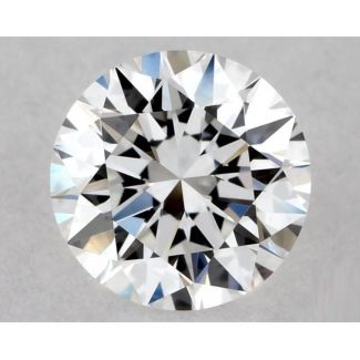 0.5 Carat Round E VVS1 EX GIA Natural Diamond