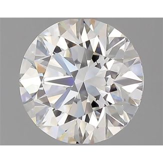 1.51 Carat Round G VVS2 EX HRD Natural Diamond