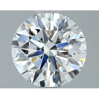 0.87 Carat Round E VVS1 EX GIA Natural Diamond