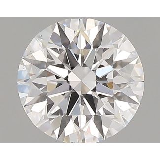 0.84 Carat Round D VS2 EX GIA Natural Diamond