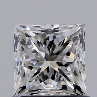 0.70 Carat Princess E VVS1 - EX G GIA Natural Diamond