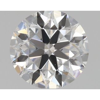 0.64 Carat Round D VS1 EX GIA Natural Diamond