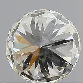 0.40 Carat Round H VVS2 EX IGI Natural Diamond