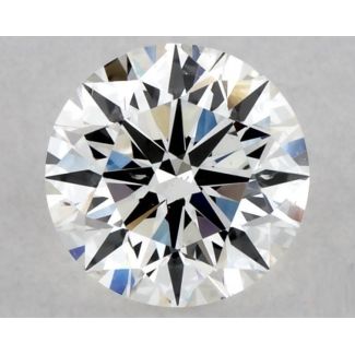 0.6 Carat Round F SI1 EX VG GIA Natural Diamond