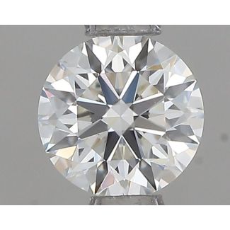 0.40 Carat Round H VVS2 EX GIA Natural Diamond