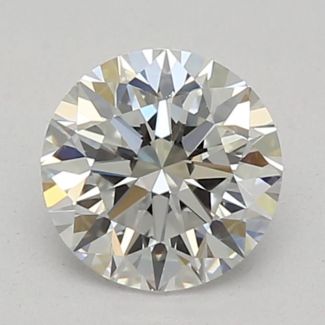 0.45 Carat Round D VVS2 VG EX GIA Natural Diamond