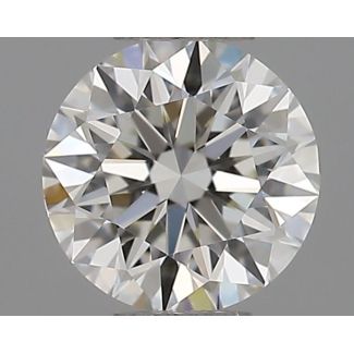 0.5 Carat Round H VVS2 EX IGI Natural Diamond