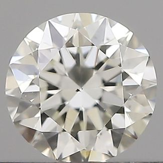 0.5 Carat Round H VS2 VG EX IGI Natural Diamond