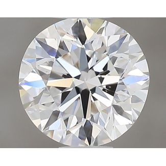 0.5 Carat Round D VVS1 EX VG GIA Natural Diamond