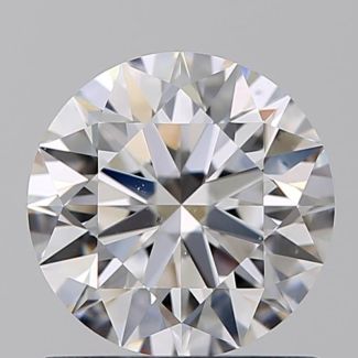 0.90 Carat Round E VS2 EX GIA Natural Diamond