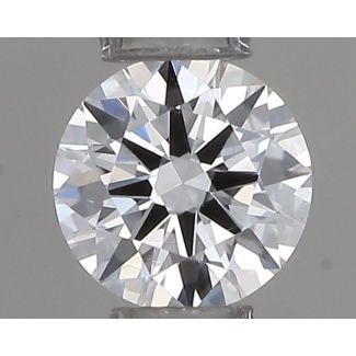 0.19 Carat Round D VVS2 EX VG GIA Natural Diamond