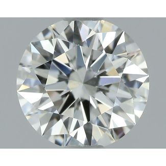 1.08 Carat Round H VS2 EX GIA Natural Diamond