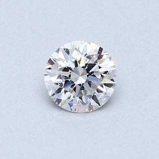 0.44 Carat Round F SI1 VG GIA Natural Diamond