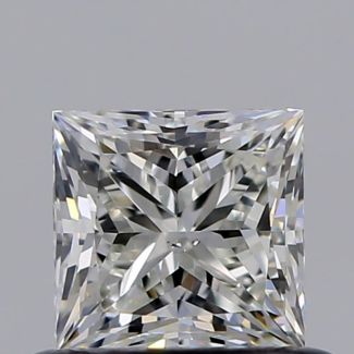 0.55 Carat Princess I VS2 - EX VG GIA Natural Diamond