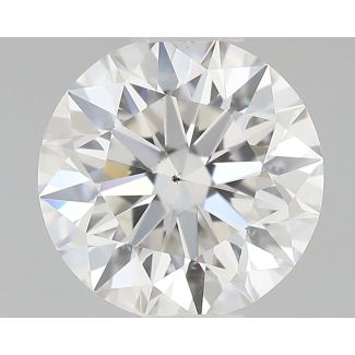 0.61 Carat Round G SI1 EX GIA Natural Diamond