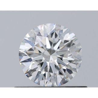 0.55 Carat Round F SI2 EX GIA Natural Diamond