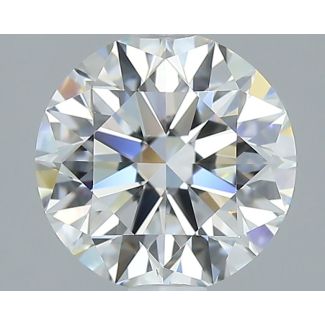 1.5 Carat Round E VVS2 EX GIA Natural Diamond