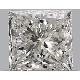 0.7 Carat Princess G VVS2 - EX VG GIA Natural Diamond