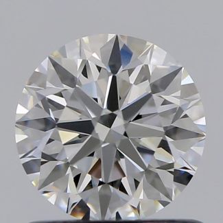 0.80 Carat Round H VS1 EX GIA Natural Diamond