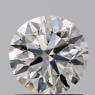 0.92 Carat Round I SI1 EX GIA Natural Diamond